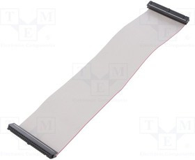 FC50600-0, Шлейф с разъемами IDC, 50x28AWG, Ш.шлейфа 1,27мм, 0,6м