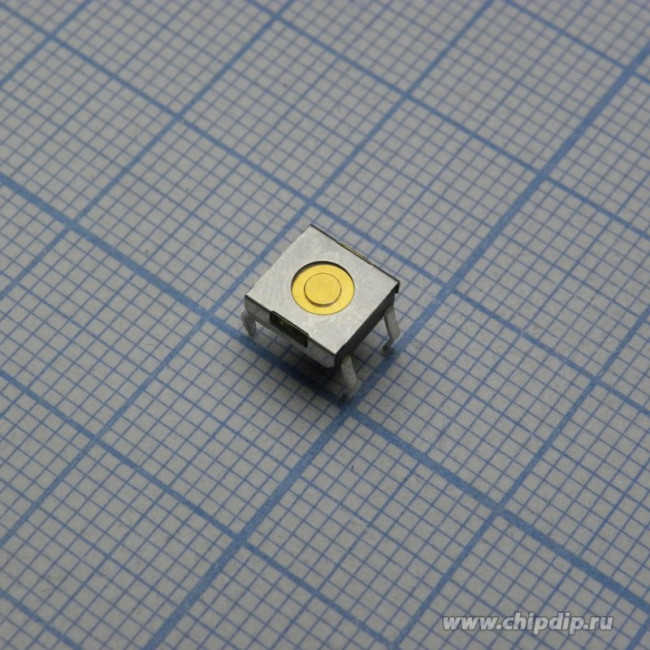 DTSHW-68S-V-B, 6.2mm 2.3mm Round Button 50mA Straight 6.3mm SPST 12V Plugin,6.2x6.2x2.3mm Tactile Switches ROHS