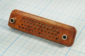 Разъем прямоугольный соединитель ГРПМ2-46ГПл2-В розетка, шаг P3.5, контакты 46HP, ГРПМ2-46ГПл2-В