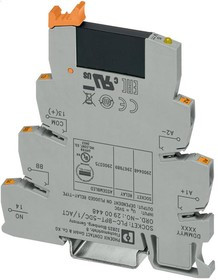 PLC-OPIT- 5DC/ 24DC/2/ACT, Твердотельное реле, SPST-NO, 3 А, 33 В DC, DIN-рейка, Пружинный Зажим