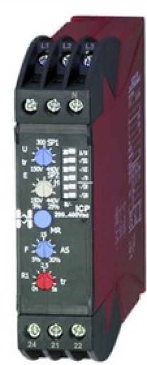 ICP300-500 (3-Wire), Phase Monitoring Relay, 3 Phase, DPDT, DIN Rail ICP300-500 (3-Wire), Phase Monitoring Relay, 3 Phase, DPDT, DIN Rail