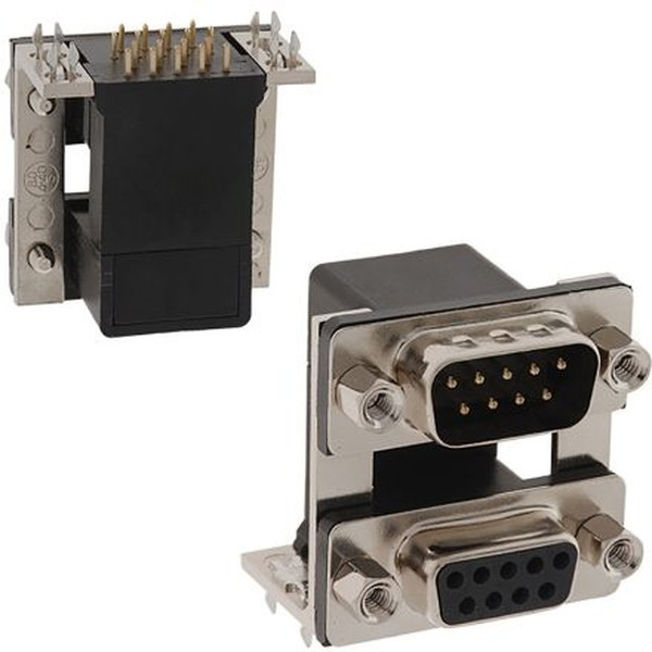 178-009-513R571, Составной разъем D Sub, двухпортовый, Upper - Receptacle / Lower - Receptacle, DE, 9 контакт(-ов)