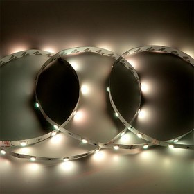 General Лента Светодиодная 5 метров 7,2Вт 12В SMD5050 10мм 150 диодов IP20 RGB разноцветный 5036 GLS-5050-30-7. 2-12-IP20-RGB