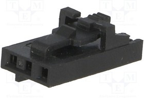 NCDG-03, Вилка, провод-плата, "мама", 2,54мм, PIN: 3, без контактов, 250В