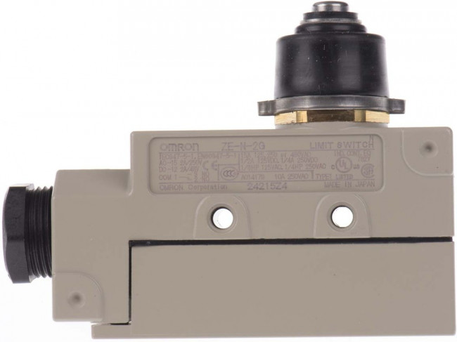 ZE-N-2G, Plunger Limit Switch, NO/NC, IP65, SPDT, 480V ac Max, 15A Max