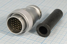 09 3431 00 04, Circular Connector, M12, Plug, Straight, Poles - 4, Wire, Panel Mount