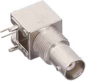 VBM201, RF Connectors / Coaxial Connectors BNC R/A PCB Mt Jack Shielded