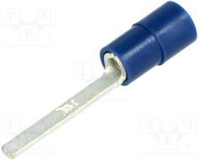 BM00253, Наконечник: плоская, 2,8мм, 1,5-2,5мм2, обжим, на провод, луженые