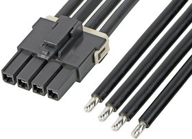 216400-1062, Rectangular Cable Assemblies Mega-Fit SR R-R 6Ckt 300mm Cable