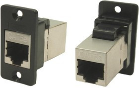 CP30620S, Адаптер в линию, RJ45, RJ45, Переходник, Встраиваемый в Линию, Slim FeedThrough, Гнездо