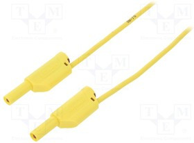 VSFK50001200-GE, Измерительный провод ПВХ 2м желтый сечение провода 1мм2 VSFK50001200-GE, Измерительный провод ПВХ 2м желтый сечение провода 1мм2
