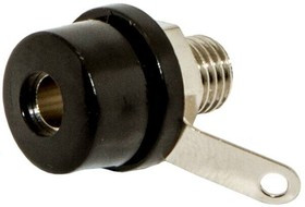 BU-00233-0, Test Plugs &amp; Test Jacks Black Insulated Banana Jack