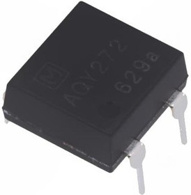 AQY272, МОП-транзисторное реле, 60В, 2А, 0.18Ом, SPST-NO