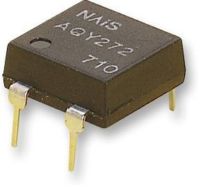 AQY272, МОП-транзисторное реле, 60В, 2А, 0.18Ом, SPST-NO