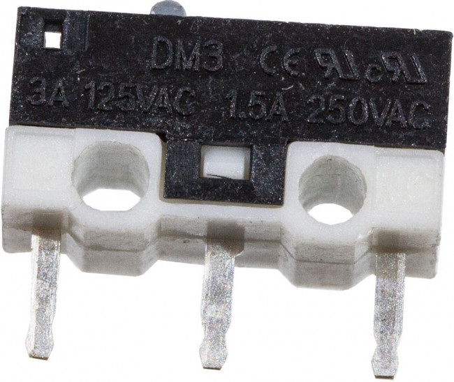 DM3-00P-110G-G, микропереключатель 125В 3A