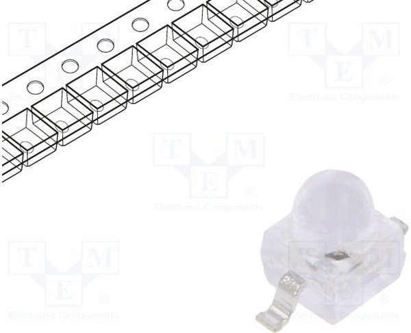 95-21UYC/S530- A4/S185/TR7, LED; SMD; 0808; yellow; 661?892mcd; 2x2.1x2.7mm; 25°; 2?2.4V; 20mA 95-21UYC/S530- A4/S185/TR7, LED; SMD; 0808; yellow; 661?892mcd; 2x2.1x2.7mm; 25°; 2?2.4V; 20mA