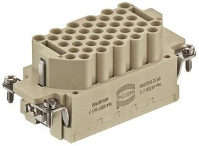 09320403101, Heavy Duty Power Connectors 40+PE 16A 500V FEMALE INSERT 09320403101, Heavy Duty Power Connectors 40+PE 16A 500V FEMALE INSERT