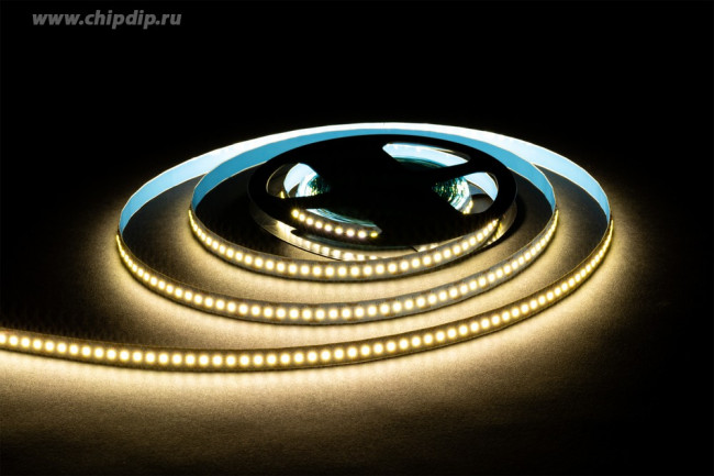 LSE-263 Светодиодная лента 12В, 14,4Вт/м, smd2835, 180д/м, IP20, 19Лм/чип, подложка 10мм, 5м, 4000К.