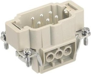 09365062601, Heavy Duty Power Connectors Han 6E Ex male screw terminal insert 09365062601, Heavy Duty Power Connectors Han 6E Ex male screw terminal insert