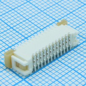 526101272, Разъем FPC 12 контактов шаг 1мм SMD серия Easy-OnT лента на катушке 526101272, Разъем FPC 12 контактов шаг 1мм SMD серия Easy-OnT лента на катушке