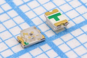 Светодиод SMD 0805=2x1.3мм, красный, 28мкд, 130град, прозрачная линза; Q-15575B СД SMD02013C2\кр\ 28,5\130\пр\FYLS- 0805HD\FORYARD