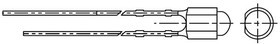 SLI-343D8U3F, Standard LEDs - Through Hole ORANGE-DIFF COLORED 40 VIEW ANGLE 611NM