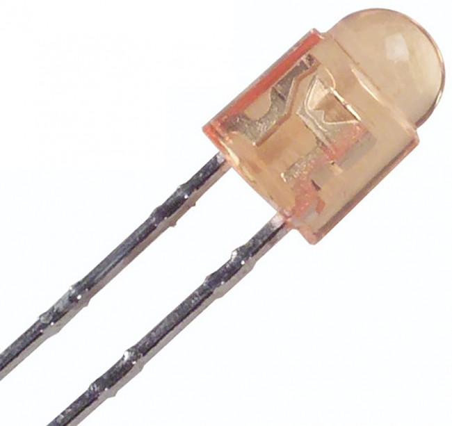 SLI-343D8U3F, Standard LEDs - Through Hole ORANGE-DIFF COLORED 40 VIEW ANGLE 611NM