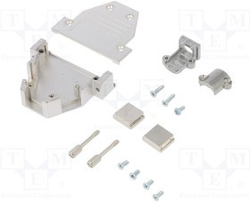 DTMP25-PCC65-K, Корпус для разъемов D-Sub, D-Sub 25pin, D-Sub HD 44pin, прямой