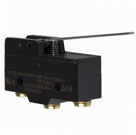 Z-15GW-B, Микропереключатель SNAP ACTION; с рычагом; SPDT; 15A/250ВAC