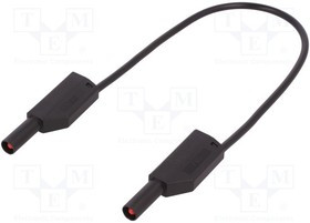 SLK410-E/N-02521, Измерительный провод, 19А, с осевым гнездом 4мм, Uном: 1кВ