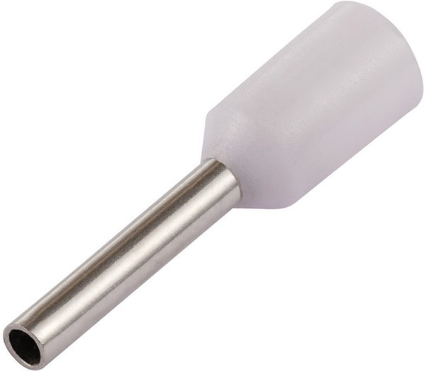 Наконечник-гильза Е7508 0,75мм2 с изолированным фланцем, 25 шт./уп., 26684 6