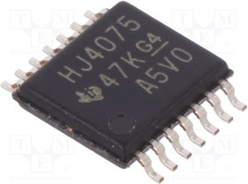 CD74HC4075PW, IC: цифровая; OR; Ch: 3; IN: 3; SMD; TSSOP14; 2?6ВDC; HC