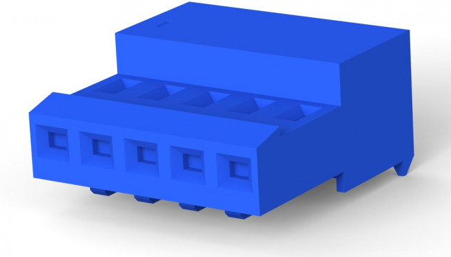 3-641239-5, Headers &amp; Wire Housings RCPT 5P BLU 30 AU