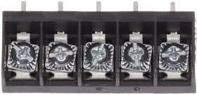 38691-5905, Conn Barrier Strip 5 POS 8.26mm Solder RA Thru-Hole 20A