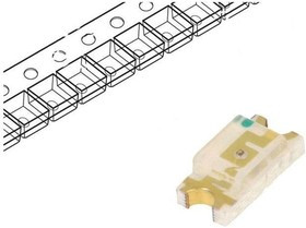 LL-S150VC-V1-1B, LED; SMD; 1206; red; 100?150mcd; 3.2x1.6x1.1mm; 120°; 1.6?2.4V; 20mA