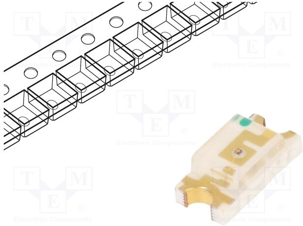 LL-S150VC-V1-1B, LED; SMD; 1206; red; 100?150mcd; 3.2x1.6x1.1mm; 120°; 1.6?2.4V; 20mA