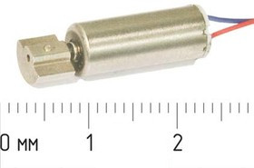 Двигатель вибро 1,3В, 0,08А, 9000, 6x15m21, QX-6A[M]