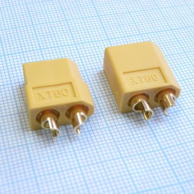 Разъем XT60 F+M, комплект разъемов вилка и розетка