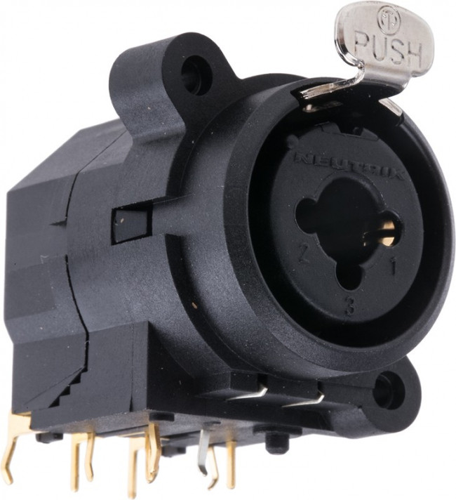 NCJ9FI-H, XLR Connectors XLR COMBO STEREO