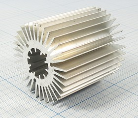 Радиатор охлаждения №11830 охладитель 47xd13x 50\O23\\Al\сер\\
