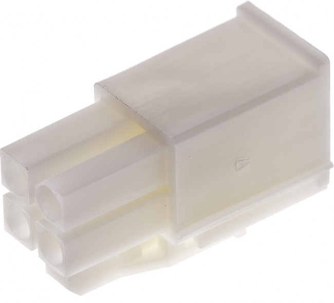 172167-1, Корпус разъема Mini-Universal MATE-N-LOK, вилка 4PIN без контактов (Plug) 172167-1, Корпус разъема Mini-Universal MATE-N-LOK, вилка 4PIN без контактов (Plug)