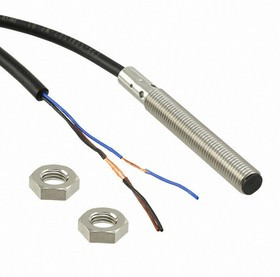 E2BS08LS02WPC12M, Датчик индуктивный, 10-30ВDC, М8, Подключение провод 2м, IP67