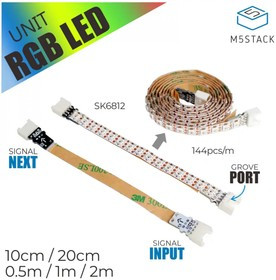 Гибкая RGB-LED адресная светодиодная лента (A035-E) 2м 288LED