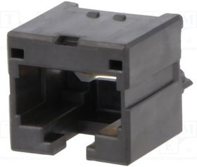 SS-60300-017, Гнездо, RJ45, PIN: 8, Кат: 6a, Конф: 8p8c, THT, на PCB, прямой