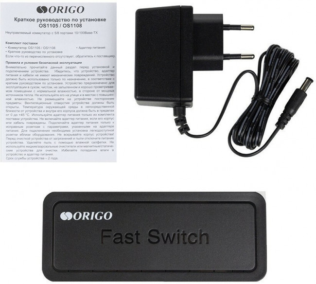 Коммутатор (свитч) Origo OS1108