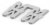 6-1601046-2, Siameze Terminal 18-34AWG Copper M 10.03mm Tin Over Nickel Bag
