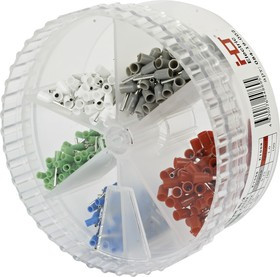 084-19-002, Набор наконечников НШвИ №2 (E2508/100шт. E03408/100шт.E7508/ 100шт.E0508/100шт. E1008/100шт.) HLT