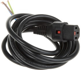 IL13-SE-H05-3100-200, IEC C13 Socket to Unterminated Power Cord