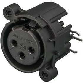NC3FAHR-0, XLR Connectors 3P F RECPT A SERIES W/O GND/LATCH NC3FAHR-0, XLR Connectors 3P F RECPT A SERIES W/O GND/LATCH
