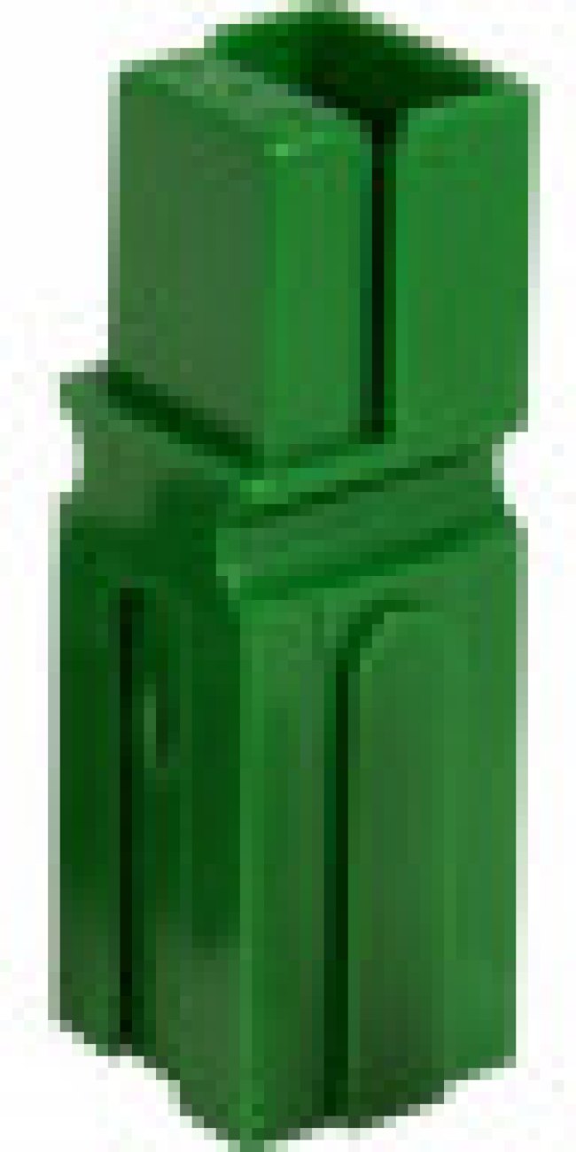1321G4-BK, CONNECTOR HOUSING, PLUG, 3POS, GREEN